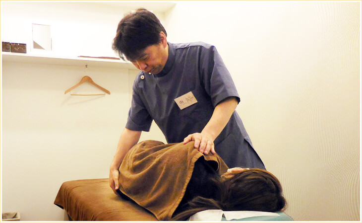 確かな技術を提供できる院長の施術